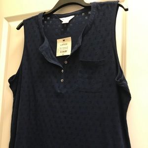 Liz Claiborne henley tank
